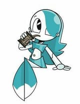 Jenny The Farah drinking oil