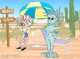 Uncle Sam &amp; Lady Liberty