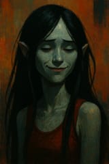 marceline smiling