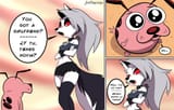 Crossover - courage x loona - by javisuzumiya