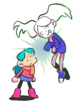 Marra in a Hilda book