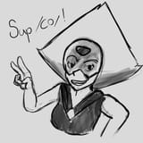 Drunk Peridot doodle for 4chan