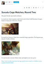 cage match