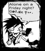 alone on a friday night