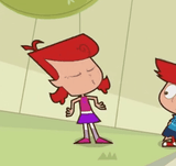 Daisy blowing gum