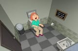 lois ugly crying in the bathroom