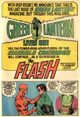 green lantern cancelled