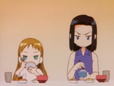 eating food
