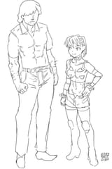MLM 2024SEP08 birch small and unnamed mangaka that was a ugly bastard doodle