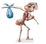 sad ant