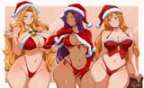 __shihouin_yoruichi_inoue_orihime_and_matsumoto_rangiku_bleach_and_1_more_drawn_by_vizaz__0c384b53a4de3f0dab22bdbe11ff6989