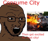 Consume City Then get excited for next city!