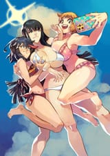 __matoi_ryuuko_senketsu_kiryuuin_satsuki_and_mankanshoku_mako_kill_la_kill_drawn_by_rafchu__3739cebaf153477be402b1dfc35144f1