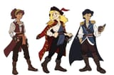 anne sasha and marcy as pirates
