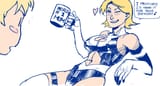 1709 - ss artist_magi fantastic_four franklin_richards invisible_woman marvel sue_storm sweet_life_of_franklin_richards
