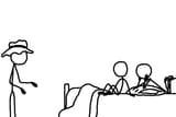 a perfectly innocent drawing of three stick figures