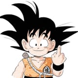 Middle finger Goku