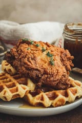 Southern-Fried-Chicken-and-Waffles