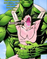 Hulk smashes Goku