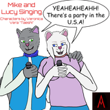 Mike And Lucy Singing Party In The U_S_A