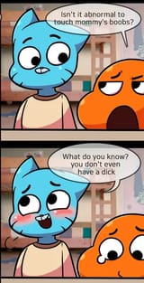 No dick