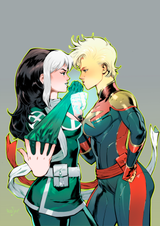 rogue_vs_captain_marvel___by_rod_san_by_afroformer_dejmvfb-fullview
