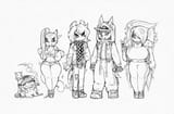 Riley_and_Friends_Doodle_Sheet_Jan_2022_Sketches