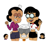 834 - 2021 age_difference angry artist_adullperson character_judy_zhau character_lincoln_loud character_maria_santiago character_ronnie_anne_santiago character_stella_zhau cheek_bulge clothes_