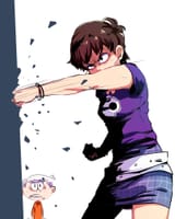 punching a wall