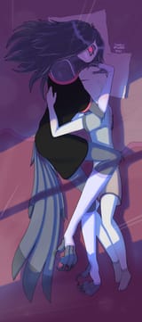 anon and octavia gf cuddling