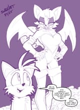 anissa redraw with rouge and tails