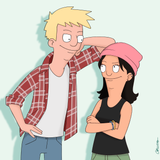Louise Belcher logan bush pinkee-moon