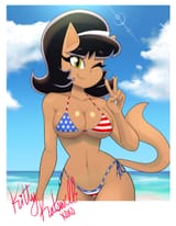 4th of July Kitty
