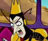 monarch is displeased