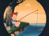 Audrey fishing