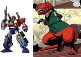 optimus devil dinosaur