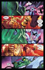 Thor checks on Hulk to make sure he&#039;s not hitting him too hard