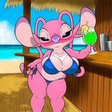 1girl, angel (lilo &amp; stitch), {{amazing quality, very aesthetic, traditional med s-2939881758