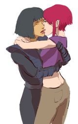 karai kissing april