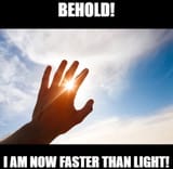 Anon being faster than light