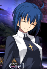 Ciel smiling