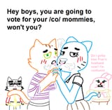 134949 - crossovers fran joel litterbox_comics ms._co_2022 nicole_watterson richard_watterson the_amazing_world_of_gumball