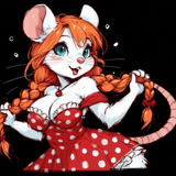 red dress, polka dots, s-223064293