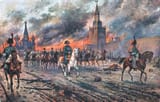 napoleon flees moscow