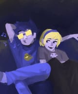 tumblr_mzz25xYLee1qkhbrho2_500_Homestuck_Rose Lalonde_John Egbert_Grimdorks