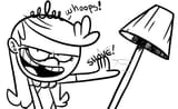 28940 - 2016 artist_andeathisbike character_lola_loud dialogue lamp solo text