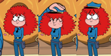 redhaired cop woman