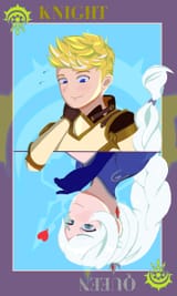 WK Knight and Queen