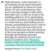male gaze inside women