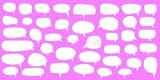 speech bubbles blank